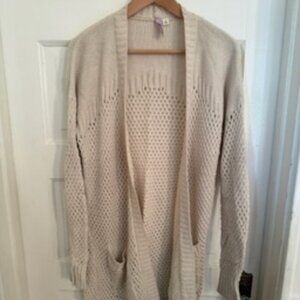 Alya cream knit cardigan